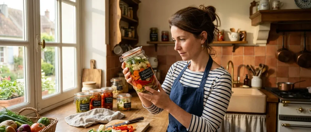 Conserves maison et botulisme : repères sur les aliments et procédés concernés, sans qu’un bocal d’apparence normale garantisse sa sécurité.