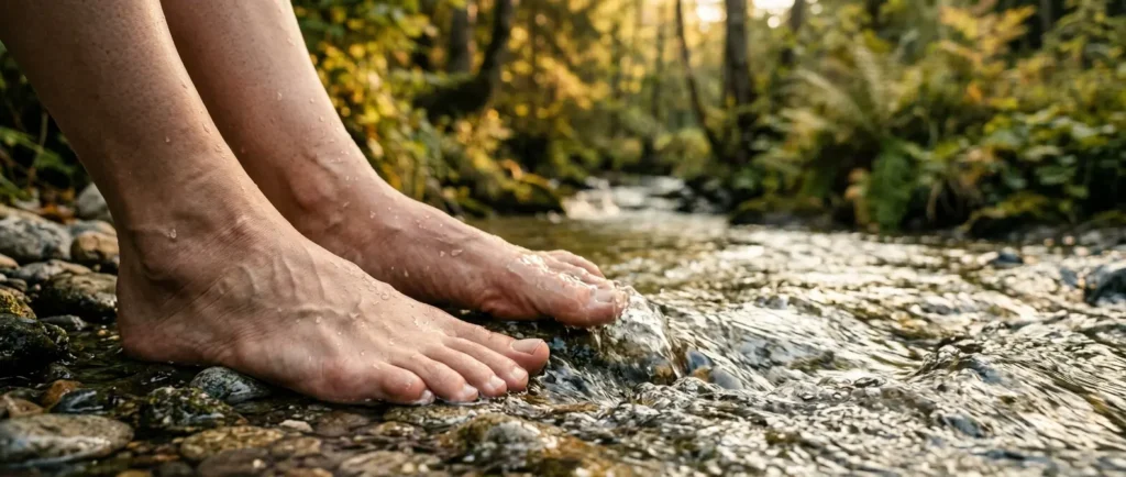 Le repos des pieds peut apporter du confort lorsqu’ils brûlent, sans garantir de traiter la cause ni remplacer un avis médical.