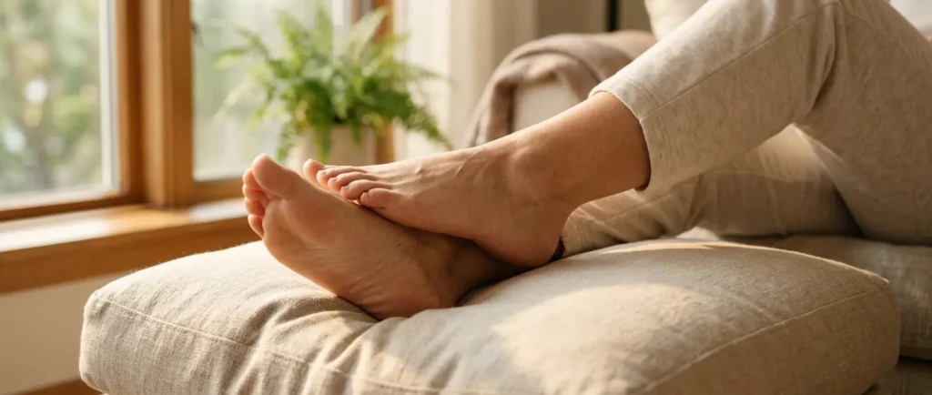 Jambes lourdes et confort quotidien : des pistes simples à envisager sans les considérer comme un traitement des varices.